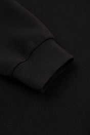 Dumist Quilted Mock Neck Sweatshirt