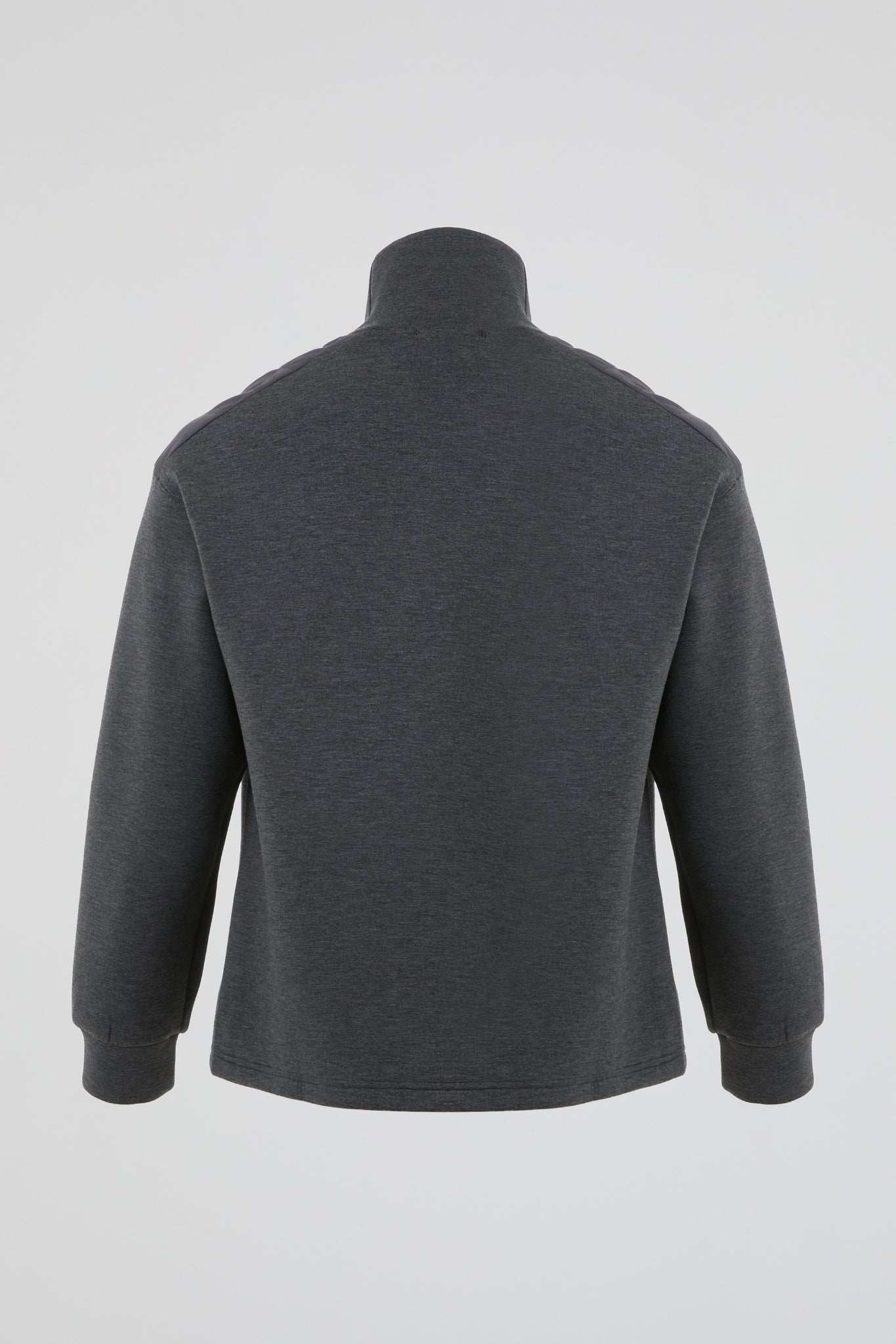 Dumist Quilted Mock Neck Sweatshirt