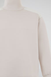 Dumist Quilted Mock Neck Sweatshirt