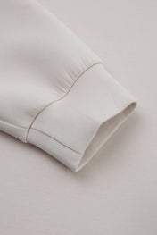 Dumist Quilted Mock Neck Sweatshirt