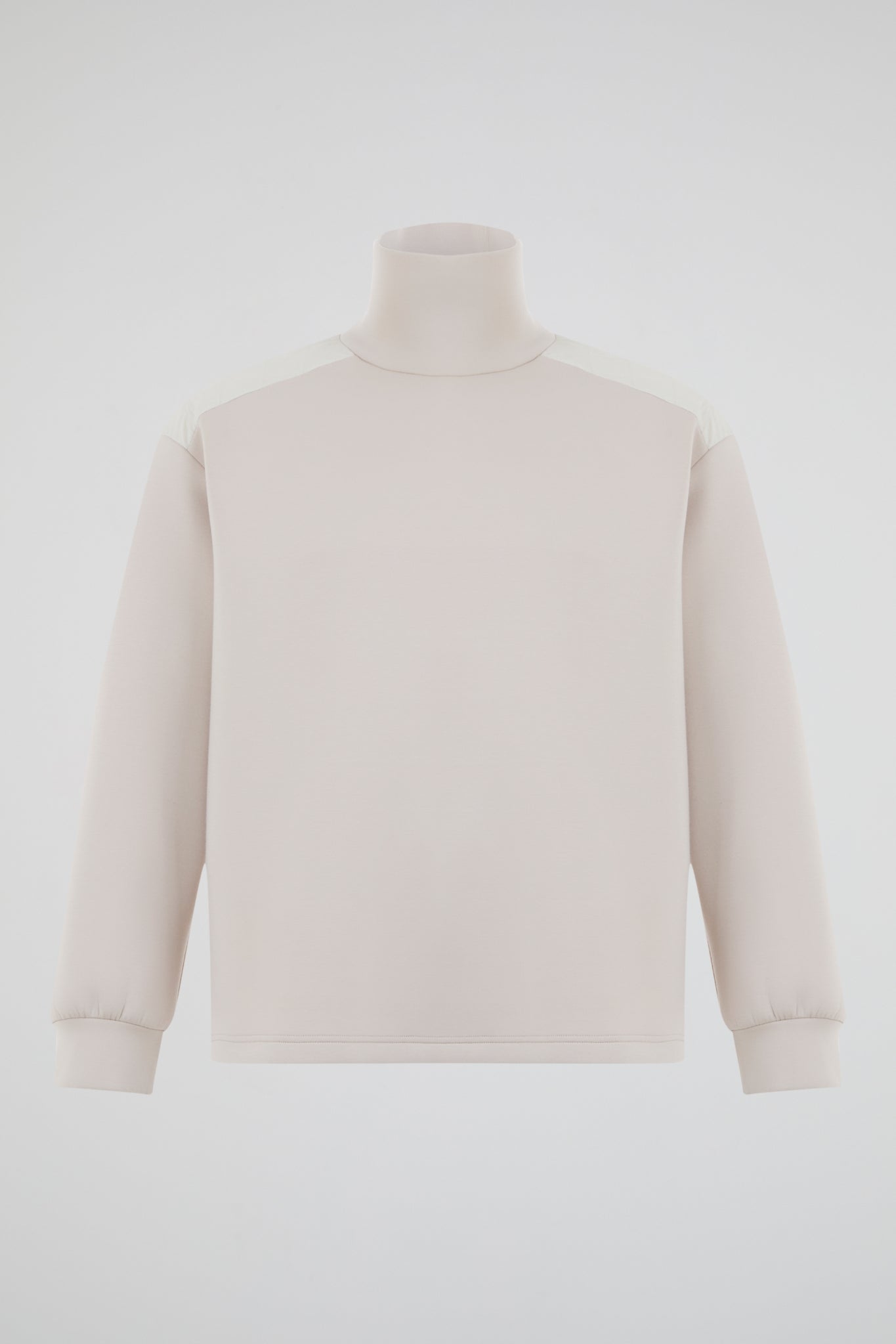 Dumist Quilted Mock Neck Sweatshirt