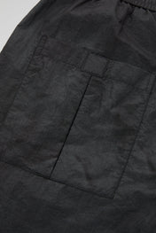 Black Crinkled Trousers