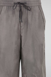 Grey Crinkled Trousers
