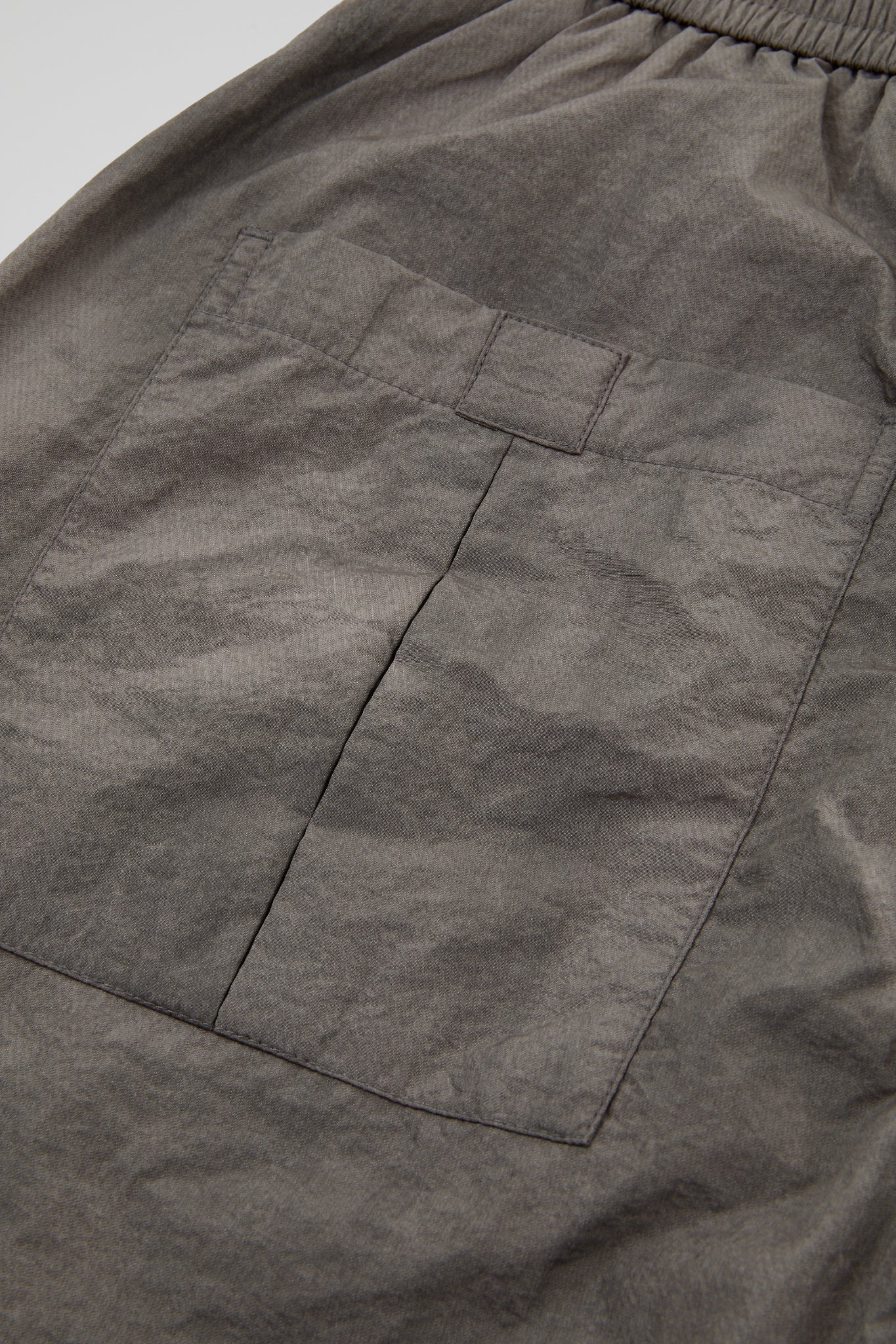 Grey Crinkled Trousers