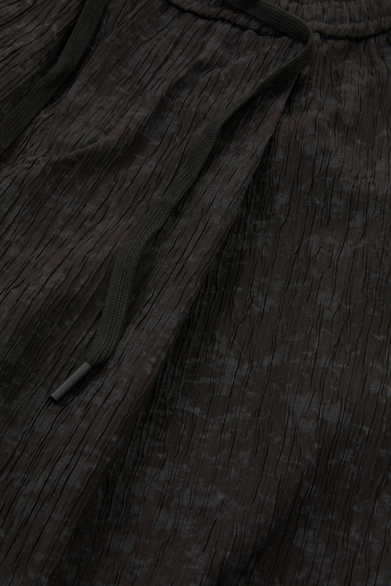 Black Textured Trousers