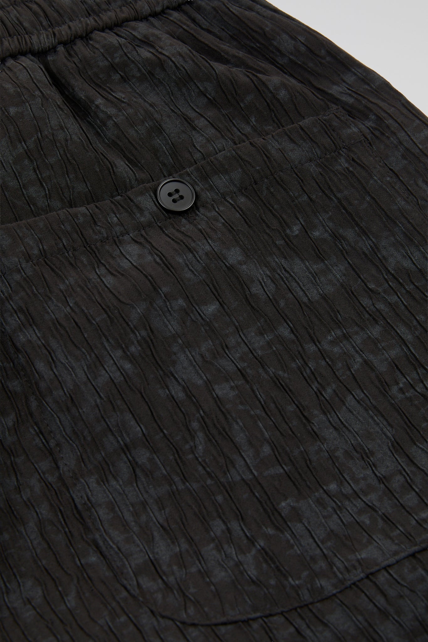 Black Textured Trousers
