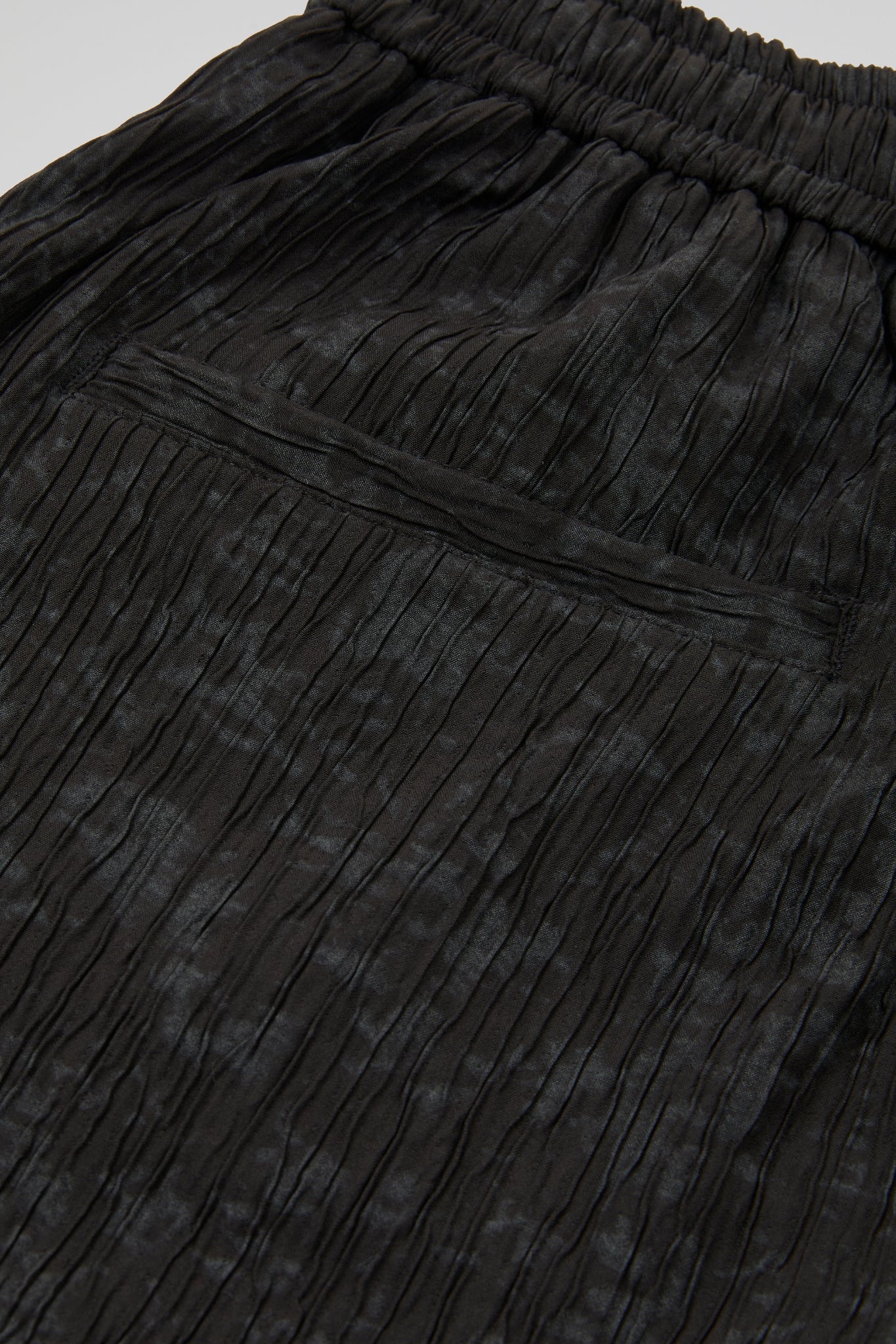 Black Textured Trousers