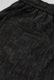 Black Textured Trousers