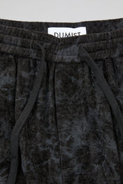 Black Acid-Wash Trousers