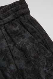 Black Acid-Wash Trousers