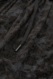 Black Acid-Wash Trousers