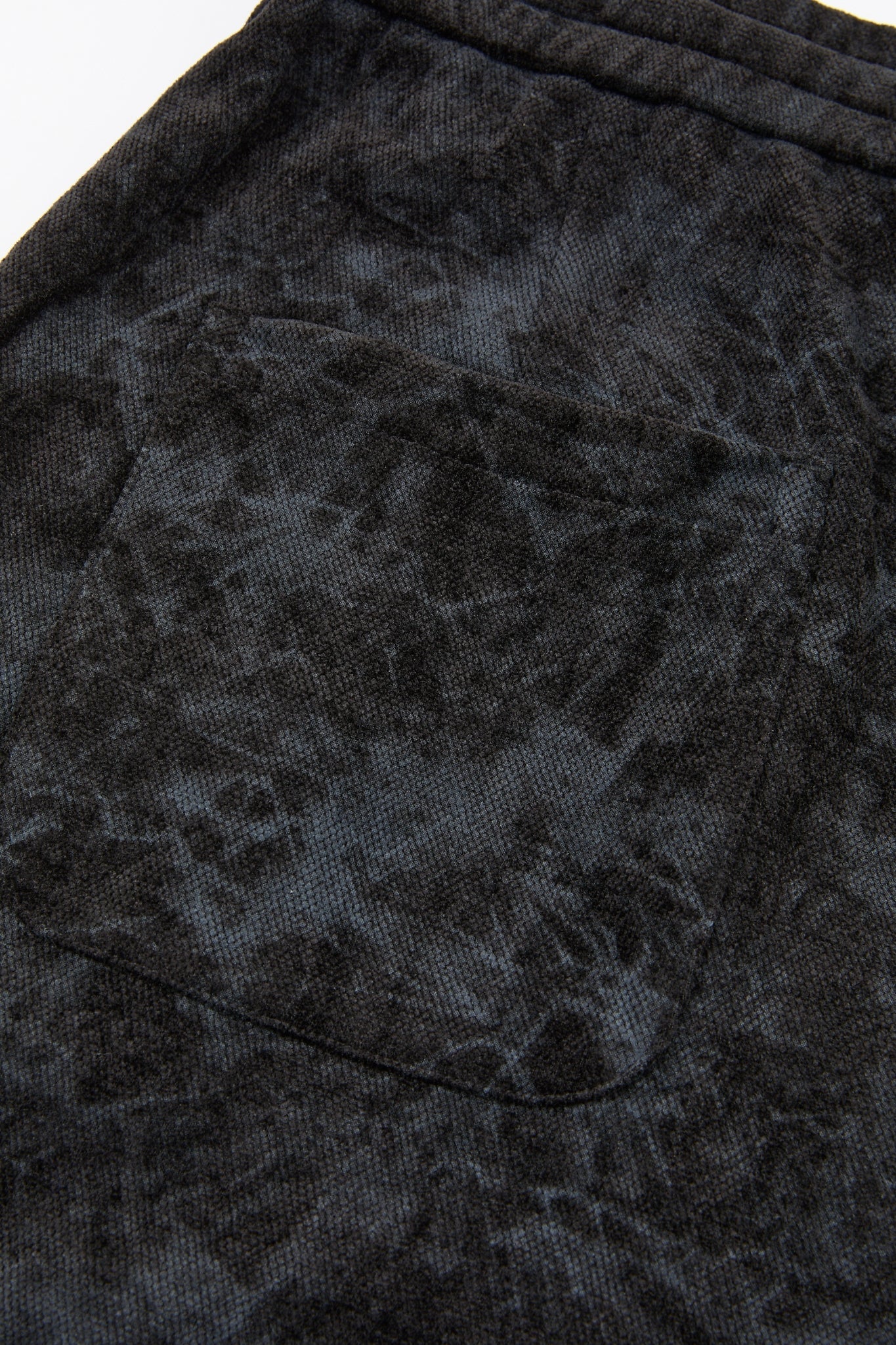 Black Acid-Wash Trousers