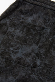 Black Acid-Wash Trousers
