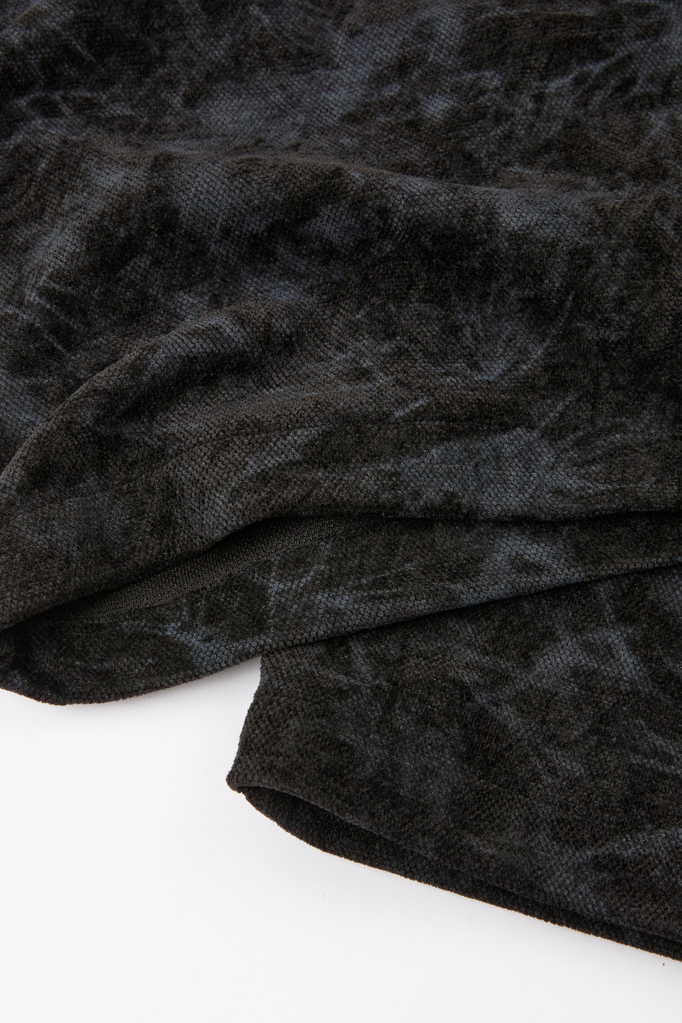 Black Acid-Wash Trousers