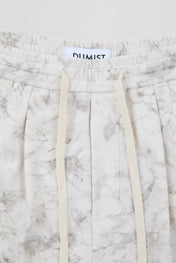 White Acid-Wash Trousers