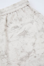 White Acid-Wash Trousers