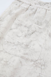 White Acid-Wash Trousers