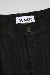 Black Grained Trousers