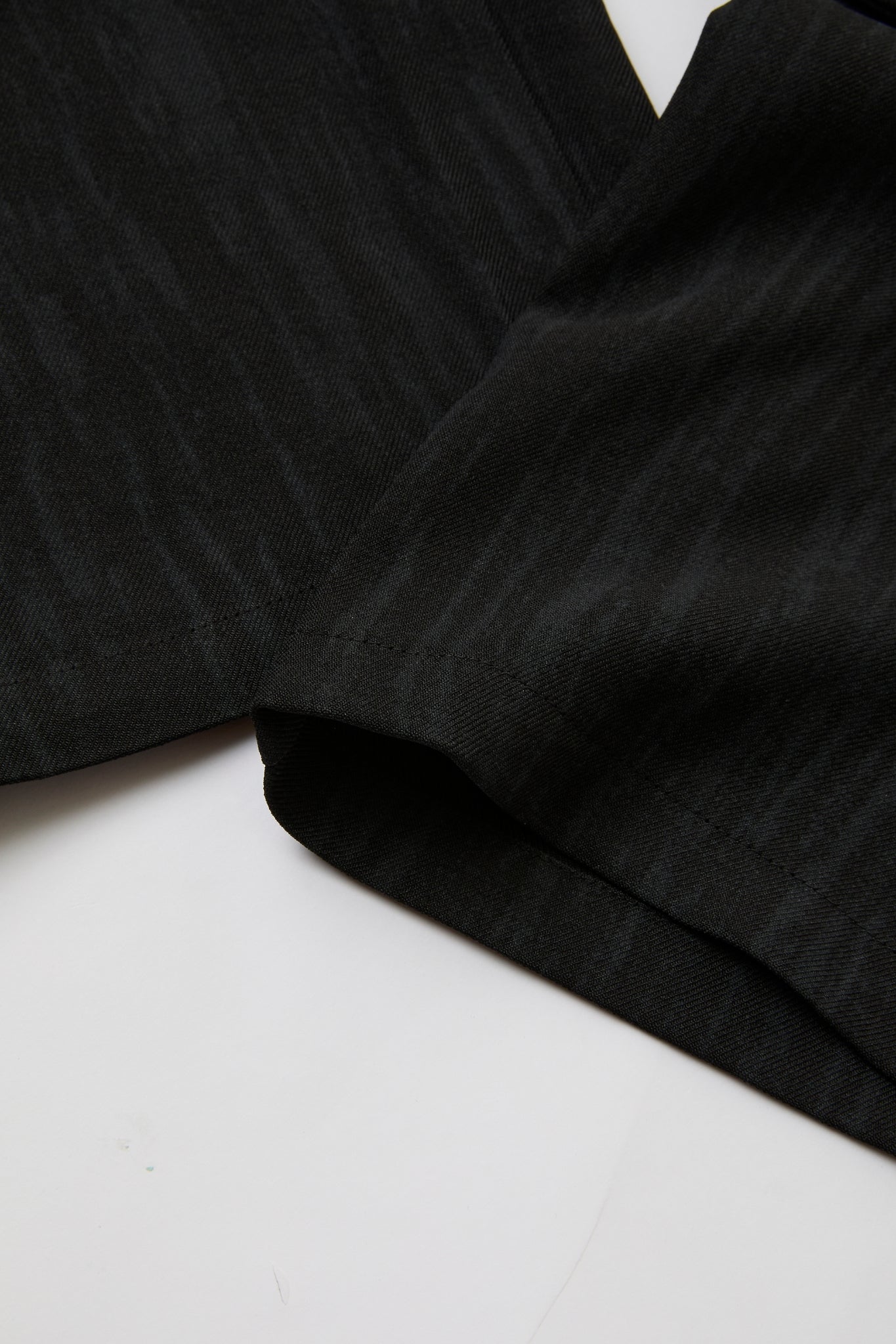 Black Grained Trousers