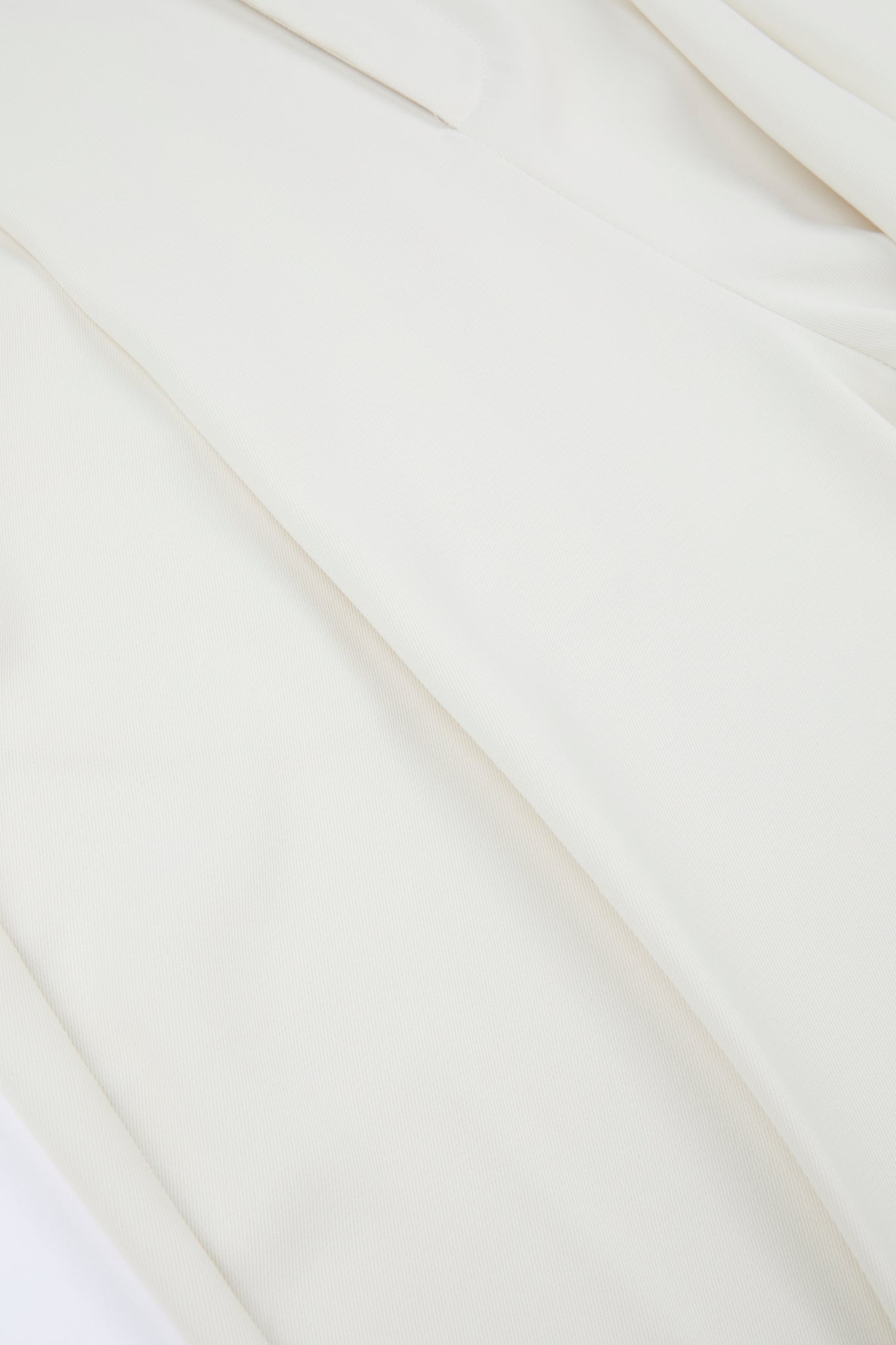 Tailored Wide Trousers White