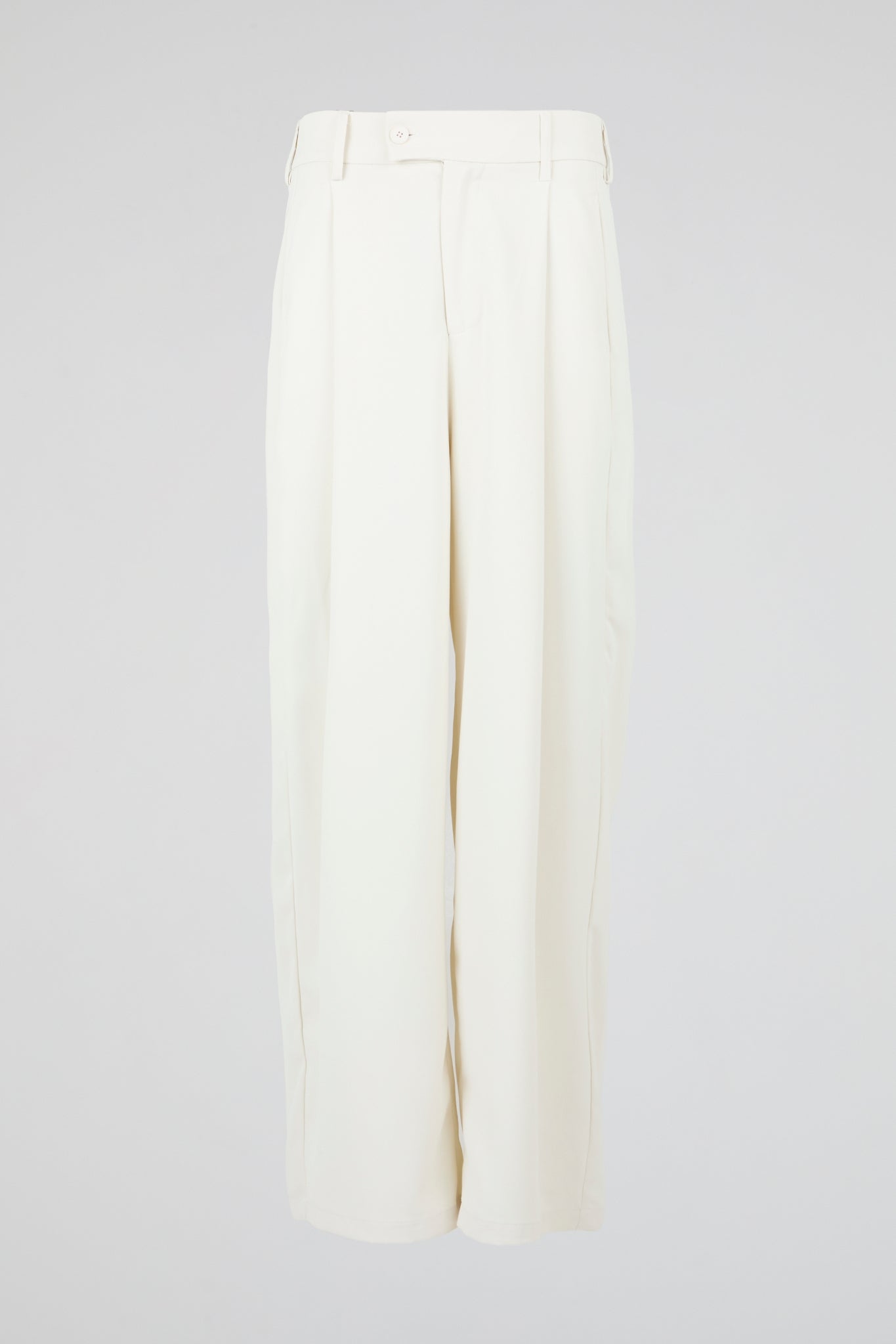 Tailored Wide Trousers White