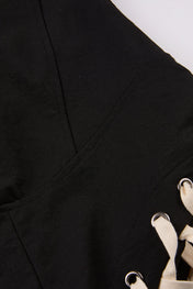 Lace-Up Corset Briefs