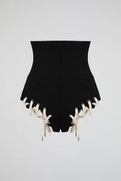 Lace-Up Corset Briefs