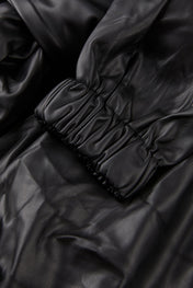 Deep Onyx Wide-Leg Trouser Set