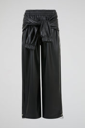 Deep Onyx Wide-Leg Trouser Set