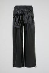 Deep Onyx Wide-Leg Trouser Set