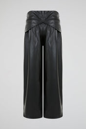 Deep Onyx Wide-Leg Trouser Set