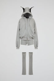 Horned Hood Short & Legwarmer Set