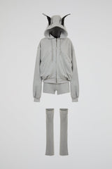 Horned Hood Short & Legwarmer Set