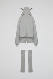 Horned Hood Short & Legwarmer Set