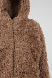 Teddy Bear Fur Hooded Jacket