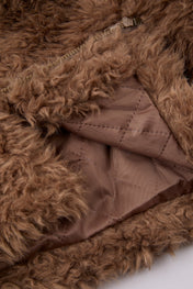 Teddy Bear Fur Hooded Jacket