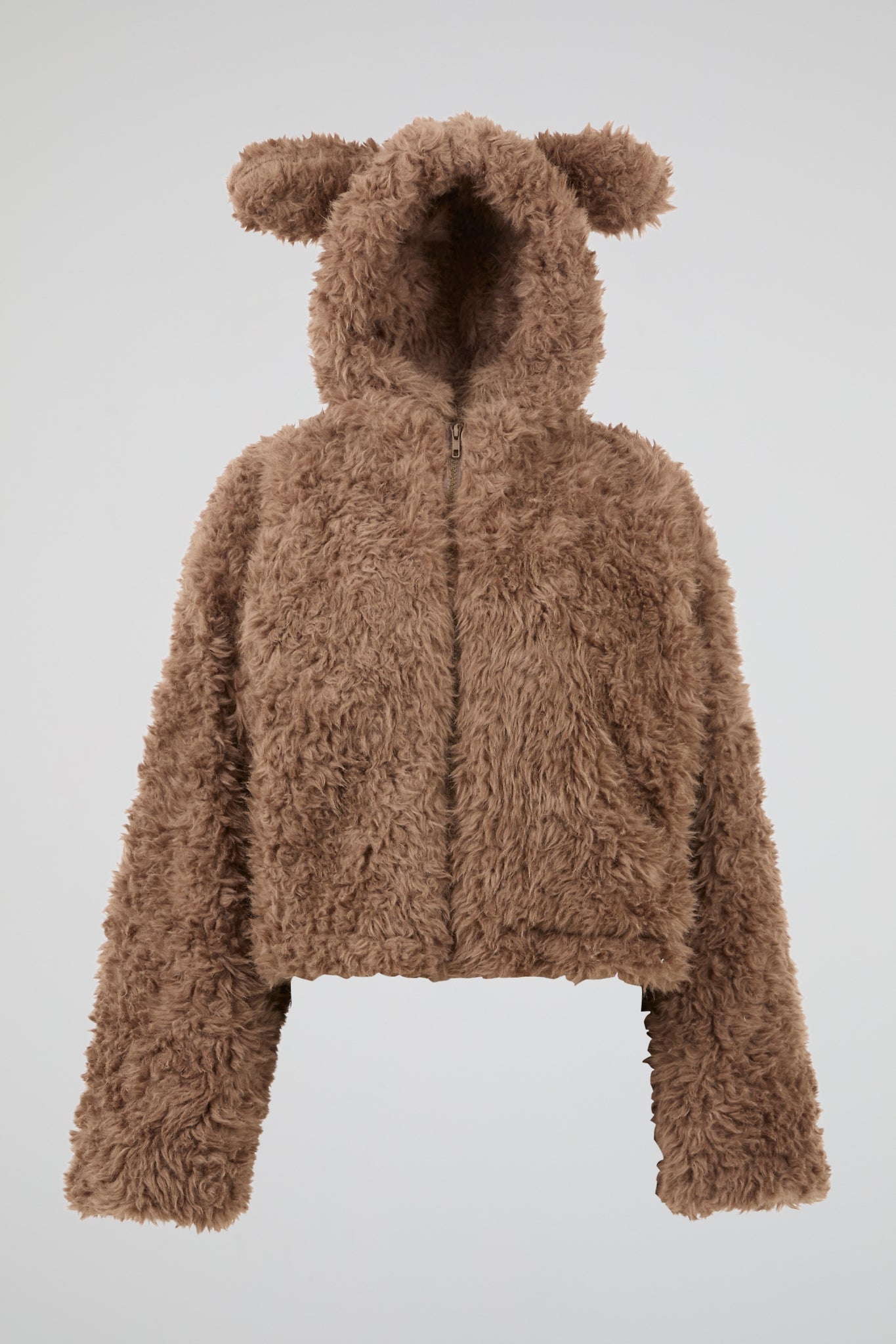 Teddy Bear Fur Hooded Jacket