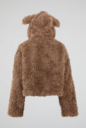 Teddy Bear Fur Hooded Jacket
