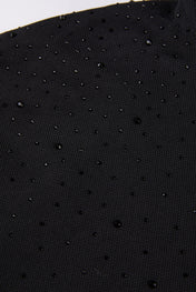 Rhinestone Zip Hoodie