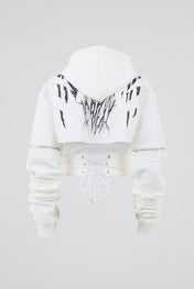 Corset Waist Hoodie