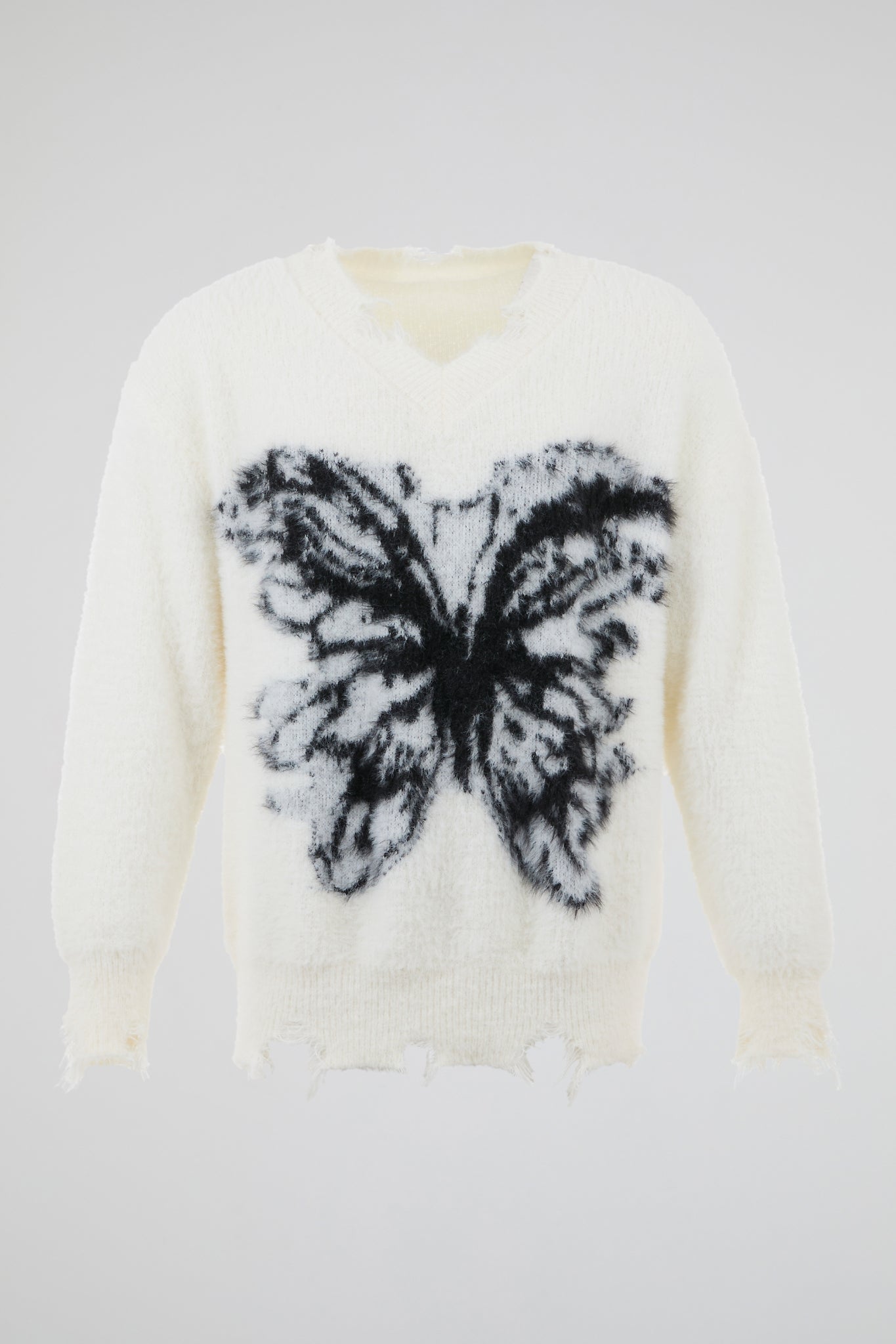 Butterfly Distressed Knit