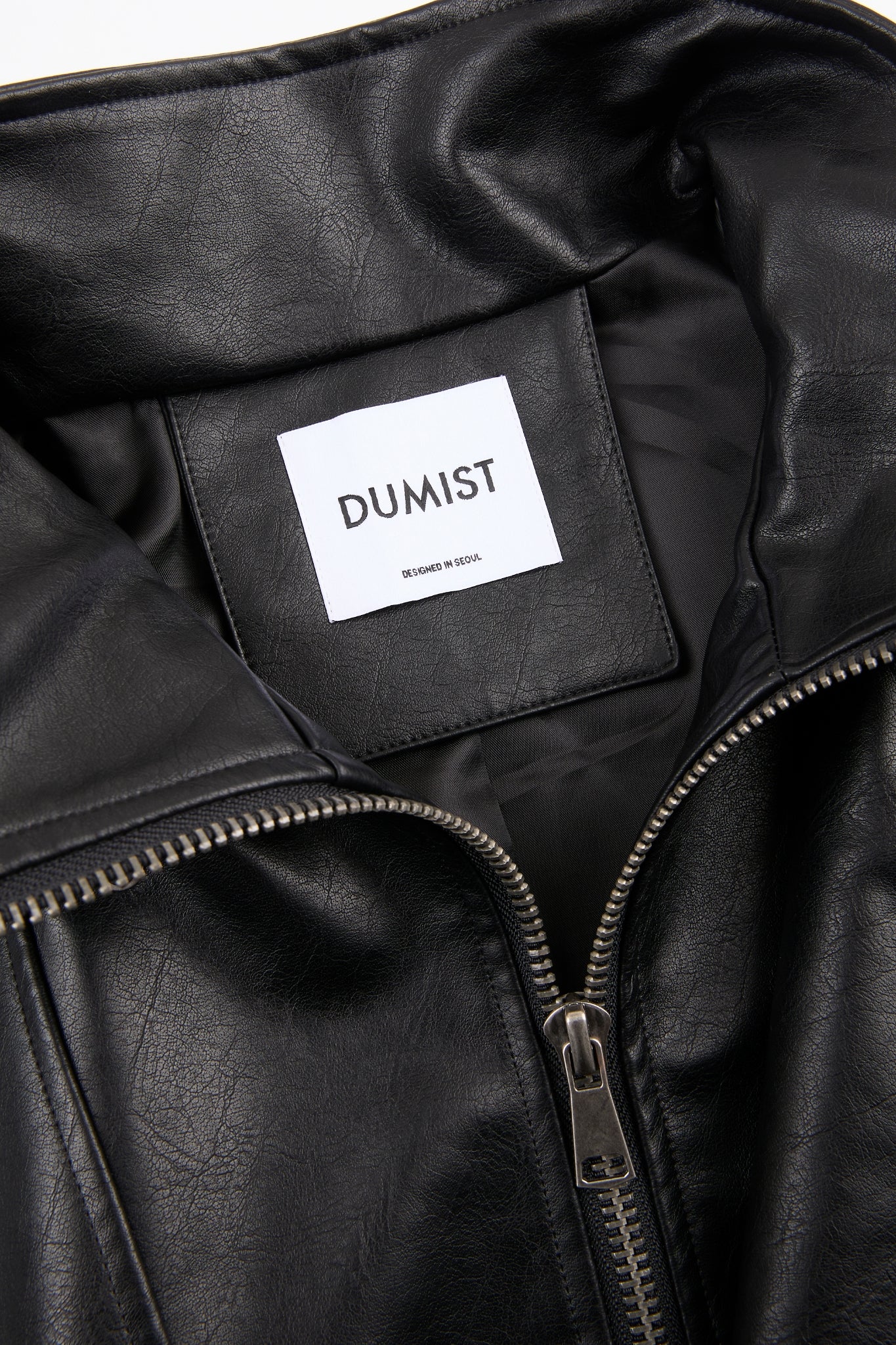 Belted Leather Bomber