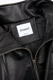 Belted Leather Bomber