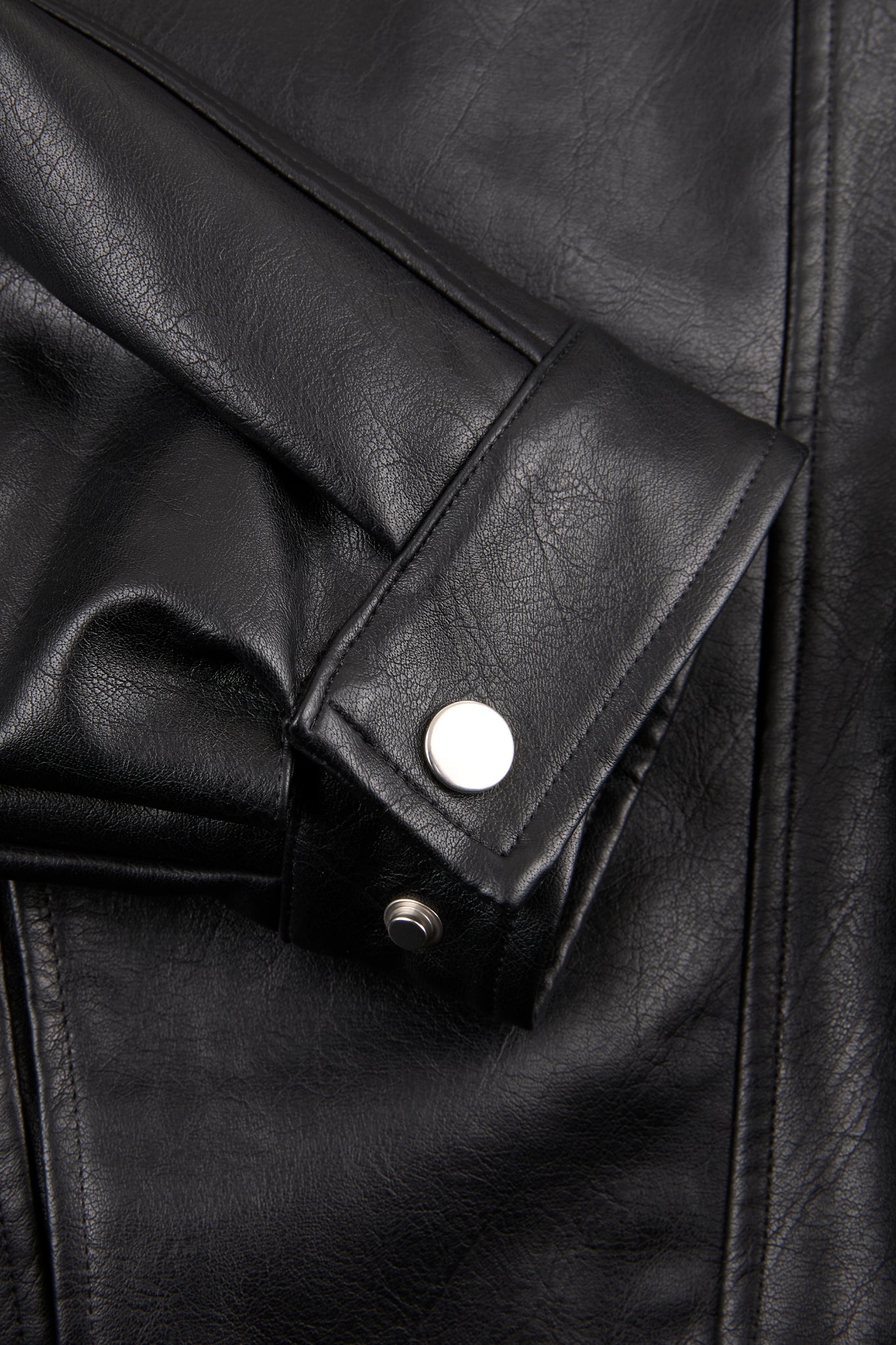 Belted Leather Bomber