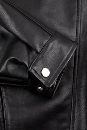 Belted Leather Bomber