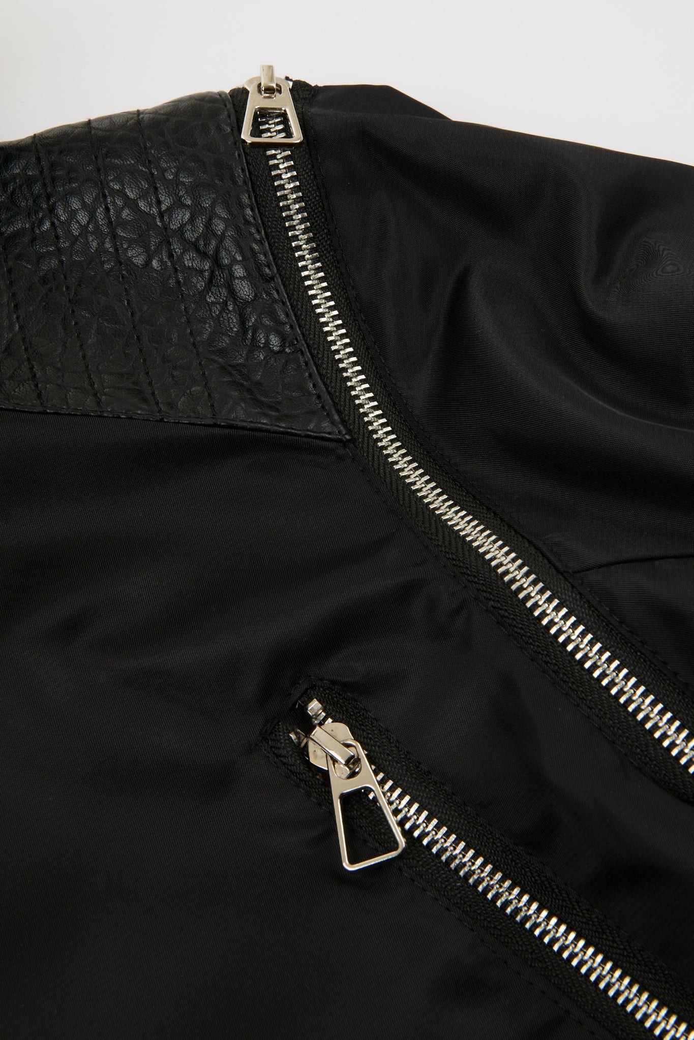 Asymmetric Belted Technical Jacket