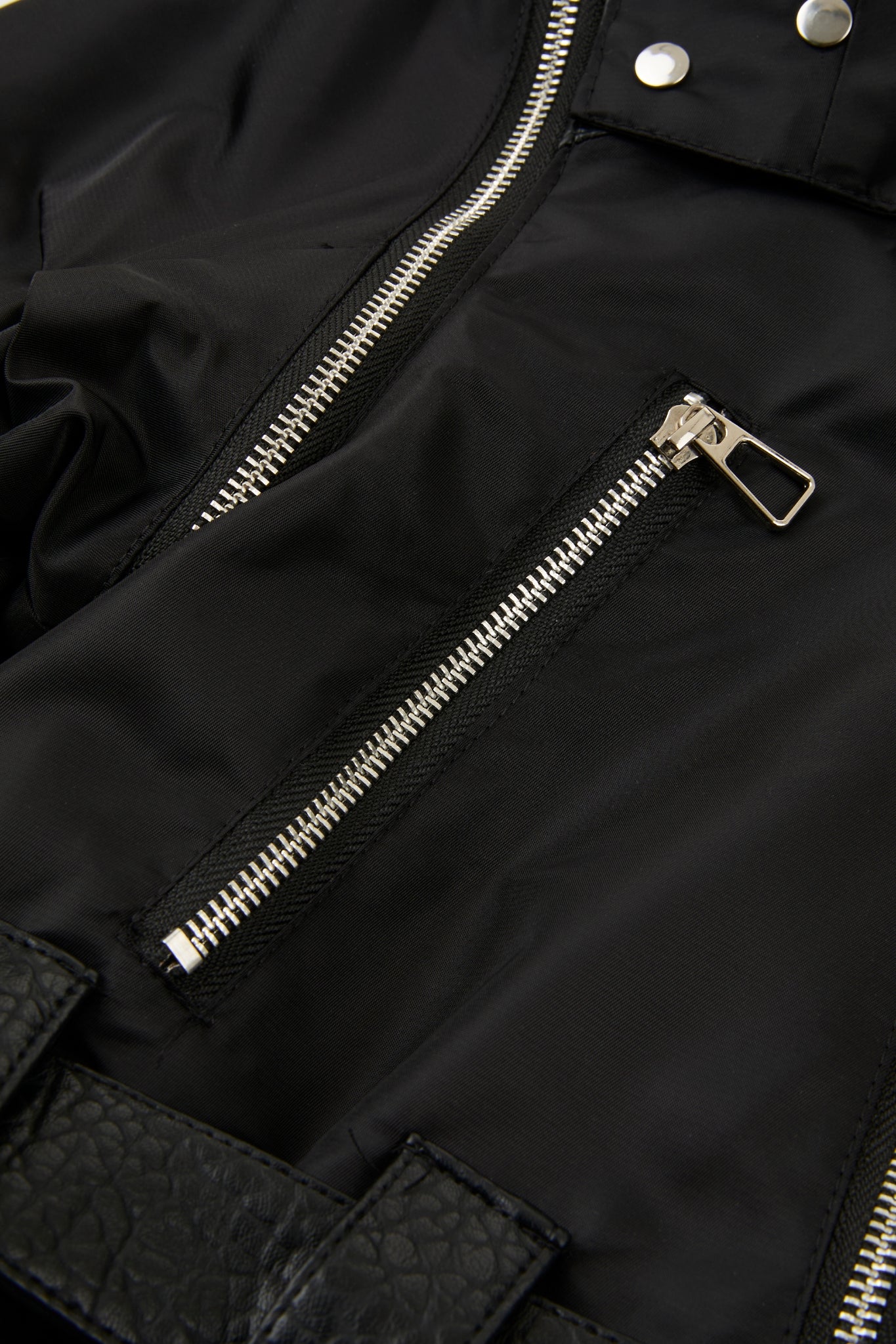 Asymmetric Belted Technical Jacket