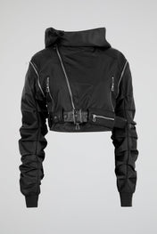 Asymmetric Belted Technical Jacket