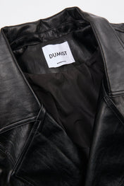 Cropped Leather Jacket