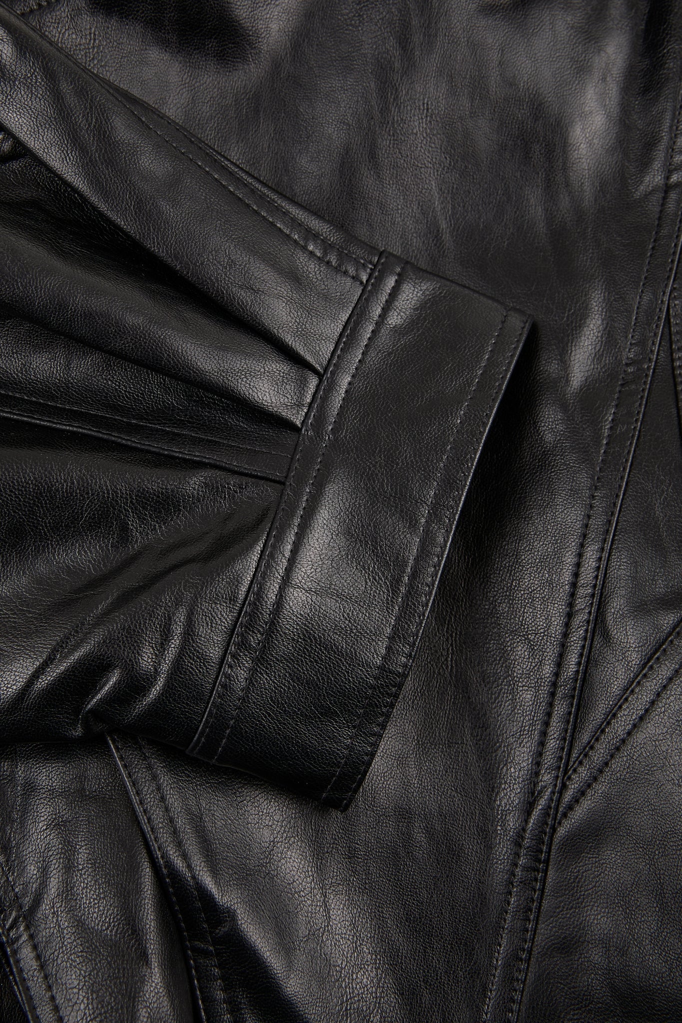 Cropped Leather Jacket